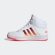 Кроссовки Adidas Kids Hoops 2.0 Mid Cloud White/Signal Pink р.7/40/25.8см - изображение 4