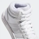Кеды Adidas Kids Hoops Mid Cloud White/Cloud White/Grey Two р.6/38.5/25см - изображение 2