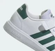 Кеды Adidas Kids Grand Court 2.0 El K Cloud White/Collegiate Green/Cloud White р. 7/40/26см - изображение 2
