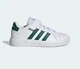 Кеды Adidas Kids Grand Court 2.0 El K Cloud White/Collegiate Green/Cloud White р. 7/40/26см - изображение 9