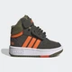 Кроссовки Adidas Kids Hoophs Mid Lifestyle Shadow Olive/Impact Orange/Focus Olive р. 9/26/16.5см - изображение 8