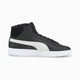 Кроссовки Puma Kids Smash V2 Mid Fur Black/White р. 4/35.5/23см - изображение 4
