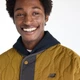 Мужской горчичный бомбер New Balance Quilted 48 (M) (MJ62M2DHBRK) - изображение 6