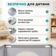 Детский игровой манеж ограждение для игр и игрушек детей 125х125х64 см Серый - изображение 4