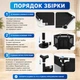 Детский игровой манеж ограждение для игр с металлическим каркасом и карманом для игрушек детей 125х64 см - изображение 5