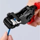 Szczypce do ściągania izolacji Knipex z ostrzami kształtowymi 180 mm (12 21 180) - obraz 9