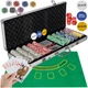 Профессиональный покерный набор в чемодане Malatec 500 фишек set Texas Hold'em с сукном, костями и картами (23529) - изображение 1