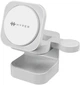 Bezprzewodowa stacja ładowania Hyper HyperJuice Qi2 3-in-1 Magnetic Charging Stand White (HJ3320WHGL) - obraz 1