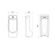 Писсуар напольный Qtap Scorpio с ИК-датчиком автоматического смыва 430х370х990 White QT1488101HW - изображение 2