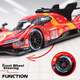 Масштабна модель автомобіля Ferrari 499P чемпіона Ле-Мана Bimeigao 1:24, легкосплавна іграшка для хлопчиків, новорічний подарунок - зображення 6