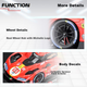 Масштабна модель автомобіля Ferrari 499P чемпіона Ле-Мана Bimeigao 1:24, легкосплавна іграшка для хлопчиків, новорічний подарунок - зображення 7