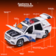 Машинка Chiyu Toys GLS 580 поліцейська зі сплаву, модель, подарунок - зображення 6