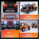 Игрушка внедорожника Chiyumoxing Jeep Wrangler, реалистичная модель автомобиля, модель небольшого легкосплавного автомобиля, подарок для мальчиков - изображение 3