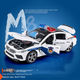 Модель автомобиля BMW M8 MAILE KID, металлическая, со светом и звуком, полицейская - изображение 4