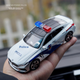 Модель автомобиля BMW M8 MAILE KID, металлическая, со светом и звуком, полицейская - изображение 9