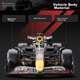 Літа модель гоночного автомобіля Формули-1 Red Bull RB19 Макса Ферстаппена №1 Bimeigao 1:24 для хлопчиків - зображення 5