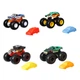 HOT WHEELS (випадковий 1 шт.), подарунок на день народження, машина Big Foot, гоночна іграшка для хлопчиків - серія Wild Big Foot Car FYJ44 - зображення 5