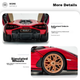 Модель автомобіля Bimeigao 1:24, Lamborghini Aventador FKP 37, реалістична іграшкова модель автомобіля зі сплаву, подарунок для хлопчиків - зображення 8