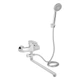 Смеситель для ванны Lidz Anny 005C2 с поворотным изливом (c душевым гарнитуром) (k40) LDANN005C2CRM35102 Chrome - изображение 1