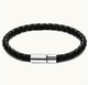 Комплект 2 стильних плетених браслетів Retro Braided, чорний з коричневим, для чоловіків з екошкіри - изображение 7
