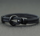 Унікальний чоловічий браслет Bangle Hook, браслет на удачу Чорний - зображення 2