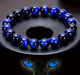 Стильний браслет BLUE Tiger Eye, синє тигрове око, унісекс, джерело гармонії та удачі - изображение 2