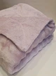 Двусторонний плед-покрывало Волна на овчине Malloory Home 200*230 см Сирень - изображение 3