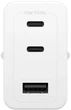 Ładowarka Panzer Glass empower Turbo 70W 2xUSB-C + USB-A GaN White-Silver (EM31479) - obraz 2