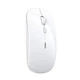 Бездротова миша inphic M1P (White) — акумуляторна безшумна мишка 1600 DPI, 2.4G USB, ультратонка та портативна. - изображение 1