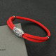 Браслет для чоловіків із паракорду та сталі VIKING RED червоний - изображение 1