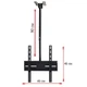 Крепление потолочное для ТВ 26"-55" до 45кг, D80 / Наклонно-поворотный кронштейн / Держатель для ТВ - изображение 9