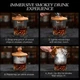 Набор для копчения коктейлей Bartending, шестигранный смокер из светлого дерева с 6 ароматами щепы для коктейлей. - изображение 11