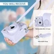 Чехол для Fujifilm Instax Mini 13 Case Dreamy Purple фиолетовый, чехол совместим с камерами Mini 13/12/11/9 (без фотоаппарата) модель 2026 - изображение 6