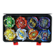 Подарунковий набір Beyblade Burst Rise Season 6 — 8 бейблейдів, кейс, 2 лаунчери, ручка, лаунчер-ліхтарик, монтажний ключ - зображення 4