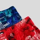 Яркие мужские боксеры SD.Boy с надписями 2XL Синие + Красные (7315-1), 2 шт - изображение 2