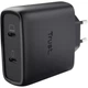 Ładowarka Trust Maxo 25525 2xUSB-C 65W GaN Czarna (8713439255256) - obraz 1