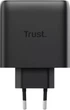 Ładowarka Trust Maxo 25525 2xUSB-C 65W GaN Czarna (8713439255256) - obraz 4