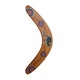 Дерев'яний бумеранг. Бумеранг з липи. Бумеранг розписний. Wooden boomerang - зображення 3