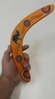 Дерев'яний бумеранг. Бумеранг з липи. Бумеранг розписний. Wooden boomerang - зображення 8