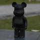 Дизайнерська іграшка Беарбрік чорний. Статуетка Bearbrick 28 см. Фігурка для інтер'єру ведмідь Беарбрік 400% - зображення 2