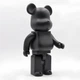 Дизайнерська іграшка Беарбрік чорний. Статуетка Bearbrick 28 см. Фігурка для інтер'єру ведмідь Беарбрік 400% - зображення 7