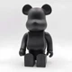 Дизайнерська іграшка Беарбрік чорний. Статуетка Bearbrick 28 см. Фігурка для інтер'єру ведмідь Беарбрік 400% - зображення 8