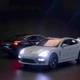 Модель автомобиля Porsche Panamera масштаб: 1:32. Порш Панамера розового цвета - изображение 3