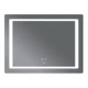 Дзеркало для ванної кімнати Mixxus Style MR13-80x60-REVERSE 800x600 прямокутне, з LED-підсвічуванням та антизапотіванням (MI6666) - зображення 3
