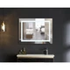 Дзеркало для ванної кімнати Mixxus Warm MR12-80x60-REVERSE 800x600 прямокутне, з LED-підсвічуванням та антизапотіванням (MI6672) - зображення 4