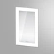 Дзеркало для ванної кімнати Duravit White Tulip 750x450 прямокутне, з LED-підсвічуванням (WT7050000000000) - зображення 3