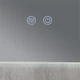 Дзеркало для ванної кімнати Qtap Taurus 800x700 прямокутне, з LED-підсвічуванням та антизапотіванням (QTTAU70070048955) - зображення 4