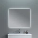 Дзеркало для ванної кімнати Qtap Taurus 800x700 прямокутне, з LED-підсвічуванням та антизапотіванням (QTTAU70070048955) - зображення 8