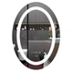 Дзеркало для ванної кімнати Mixxus Plain MV02-60x80 600x800 овальне, з LED-підсвічуванням та антизапотіванням (MI6933) - зображення 1