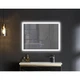 Дзеркало для ванної кімнати Mixxus Flat MR04-80x60 800x600 прямокутне, з LED-підсвічуванням та антизапотіванням (MI6928) - зображення 5
